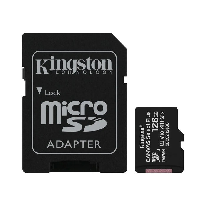 Memoria MicroSDXC a SD Kingston Canvas Select Plus - 128GB ROM